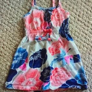 Gymboree Pink and Blue Floral Kids Casual Dress